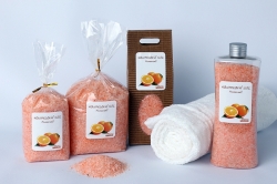 Koupelová sůl: Pomeranč (dárková krabička)