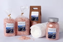 Koupelová sůl Himalájská minerální 650 g Dárková lahvička