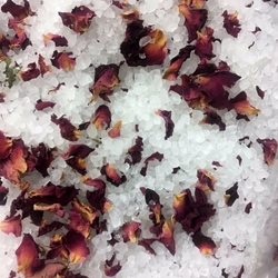 Bylinná koupelová sůl s růží 300g