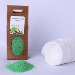 Koupelová sůl: Zelený čaj (dárková krabička)