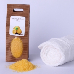 Koupelová sůl: Citron (dárková krabička)