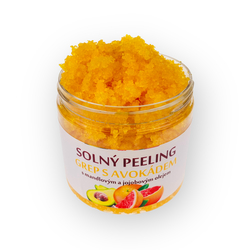 Solný peeling s vůní grepu a avokáda