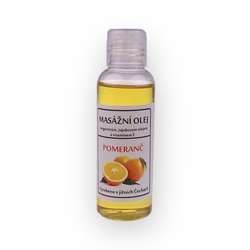 Pomerančový masážní olej