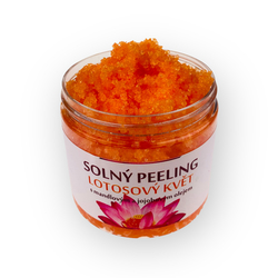 Solný peeling s vůní lotosového květu