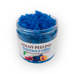 Solný peeling s vůní švestky a višní