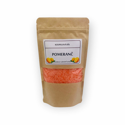 Koupelová sůl: Pomeranč 500g