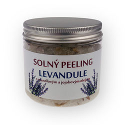 Levandulový solný peeling