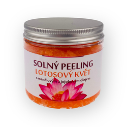 Solný peeling s vůní lotosového květu