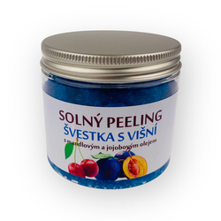 Solný peeling s vůní švestky a višní