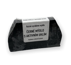 Černé mýdlo s aktivním uhlím, olejem Tea Tree a Litseou Cubebou 100g