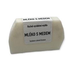 Přírodní mýdlo s vůní mléka a medu 100g