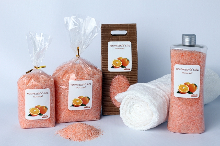 Koupelová sůl: Pomeranč 5kg